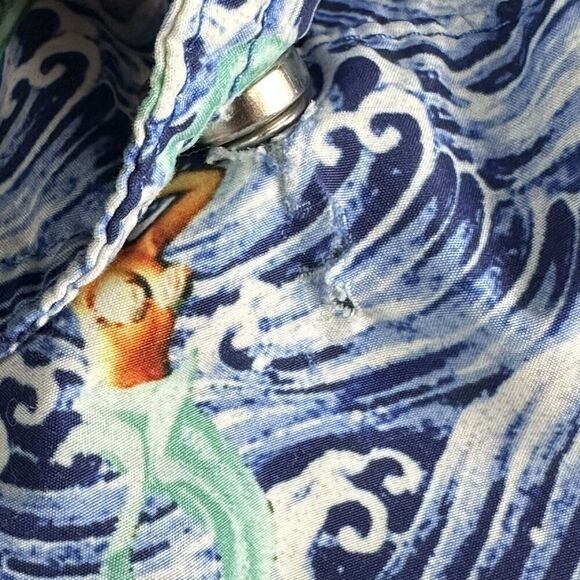 Peter Millar Swim Trunks Shorts Mens XL Lined Gemma Mermaid Allover Print FLAW* - Picture 7 of 16